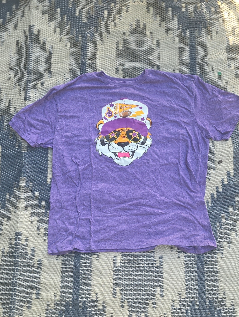 Purple Women's Graphic Tiger Tee